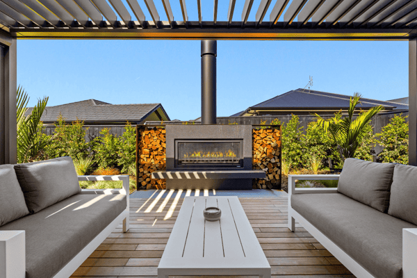 DIY outdoor fireplace kit options