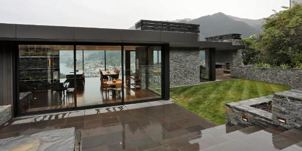Award winning home with outdoor fireplace
