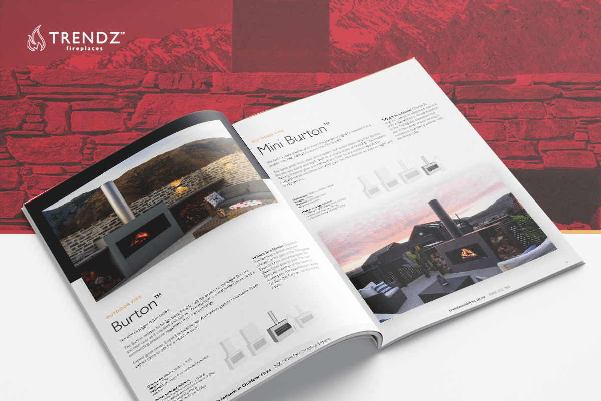 Trendz outdoor fireplaces | download the outdoor fireplace product brochure here