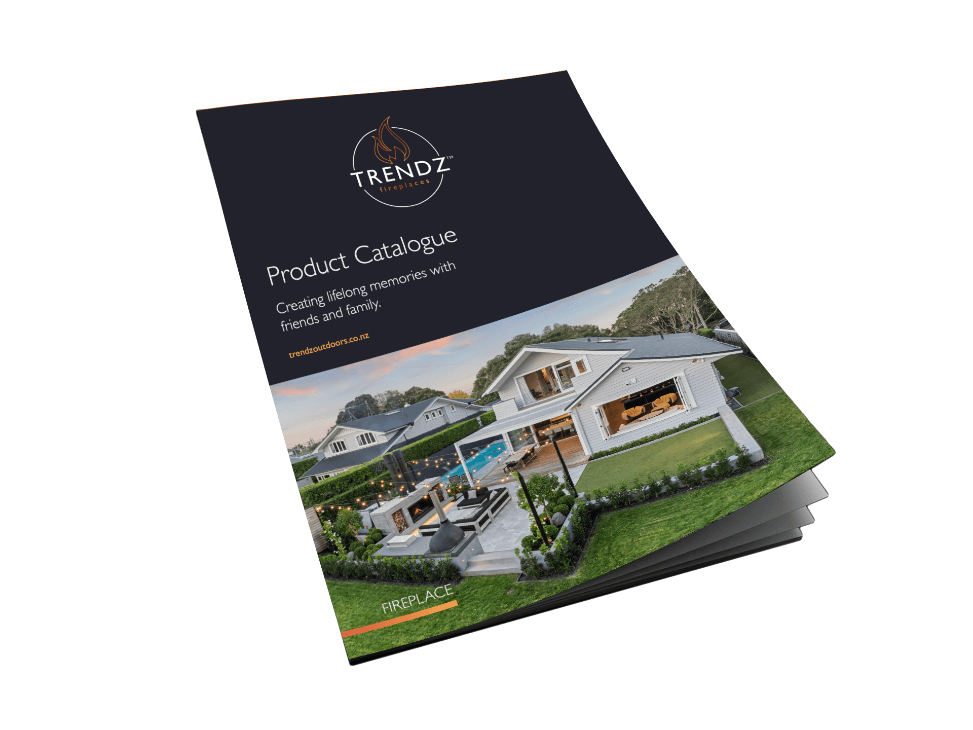 Download the outdoor fireplace brochure for prices