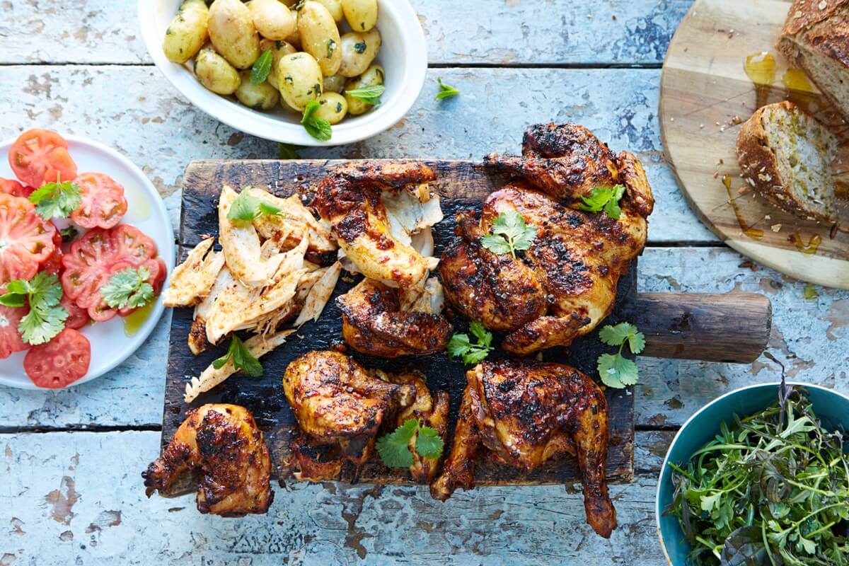 Recipe for barbequed chicken