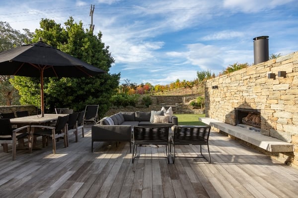 Outdoor fireplace - Graveyard Road