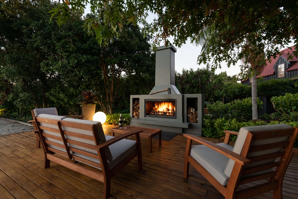 Douglas Outdoor Fireplace 