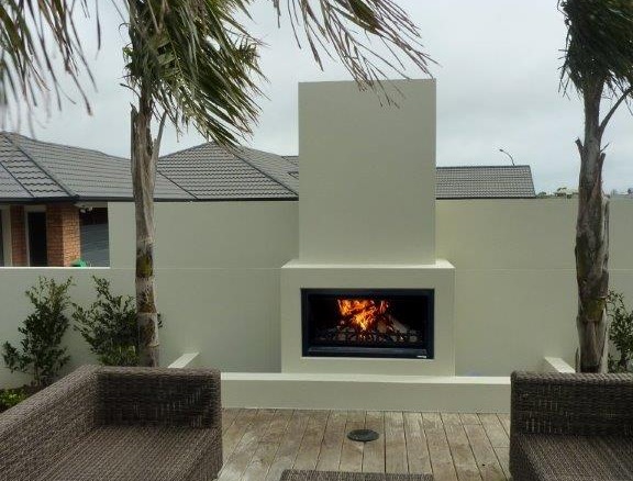 Outdoor fireplaces add value to new housing developments