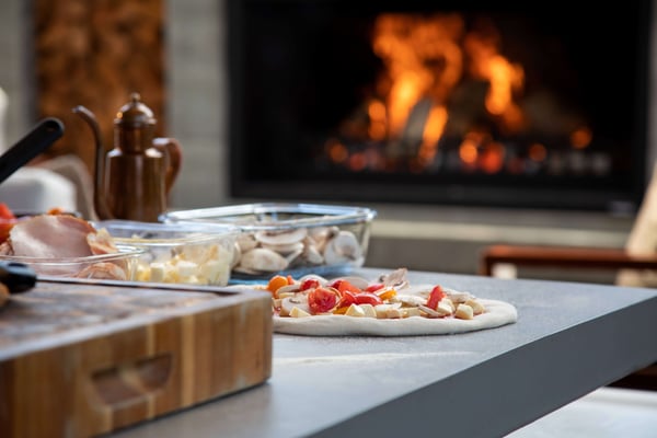 Outdoor fireplace pizza oven nz