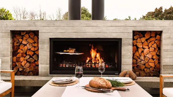 Explore our range of outdoor fireplace designs