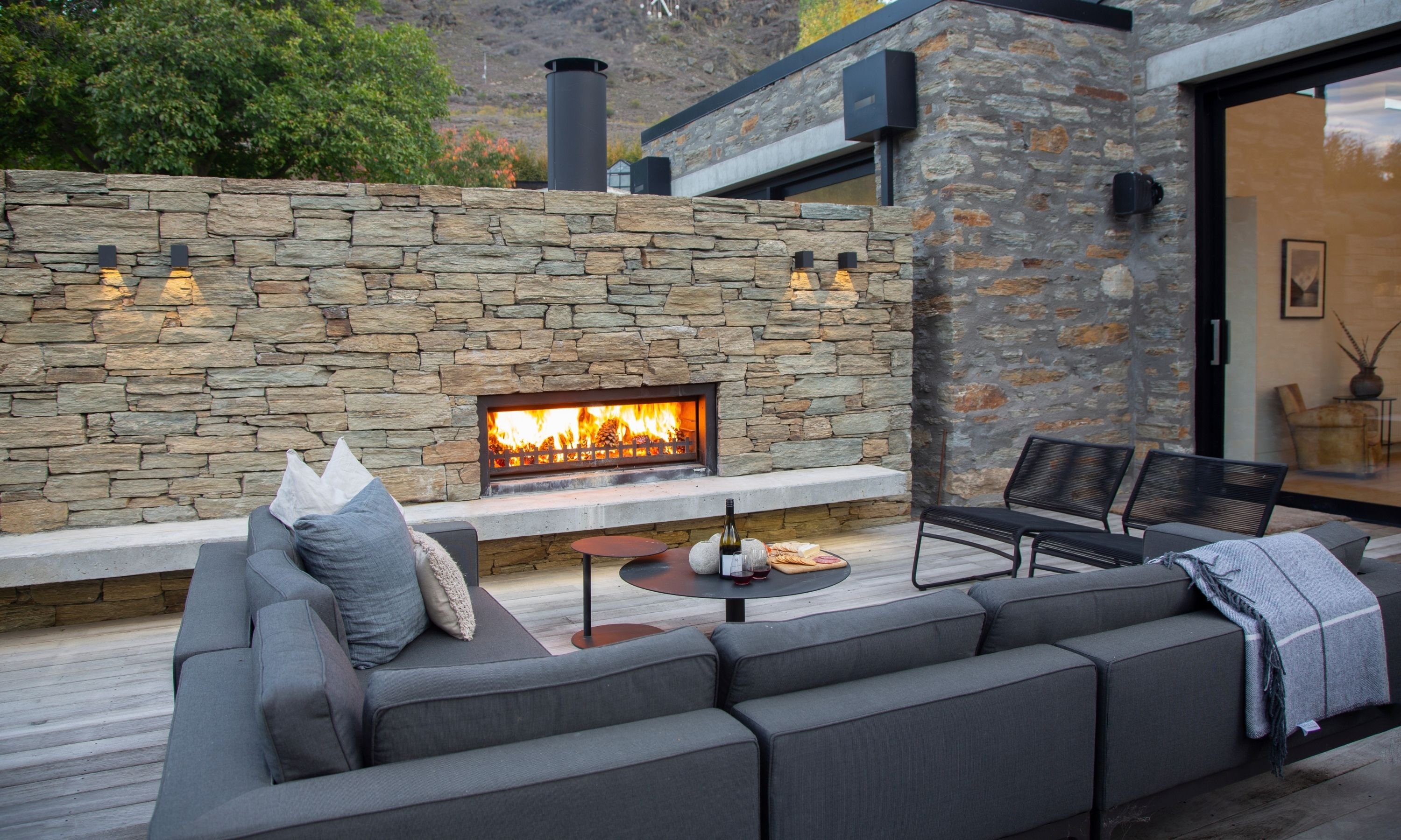 Graveyard Gully Wall Fireplace