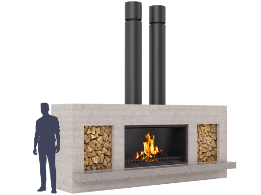 Twin Peak w Hearth Silhouette Fire-as-seen-on-the-block