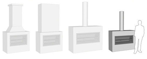 Mini Burton outdoor fireplace - perfect for outdoor heating Mini Burton outdoor fireplace - perfect for outdoor heating
