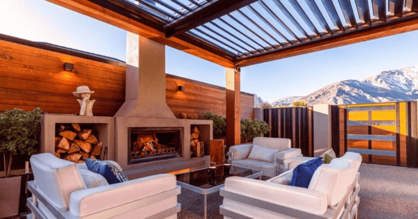 Outdoor fireplace ideas and inspiration