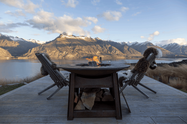 View our outdoor fire pit range