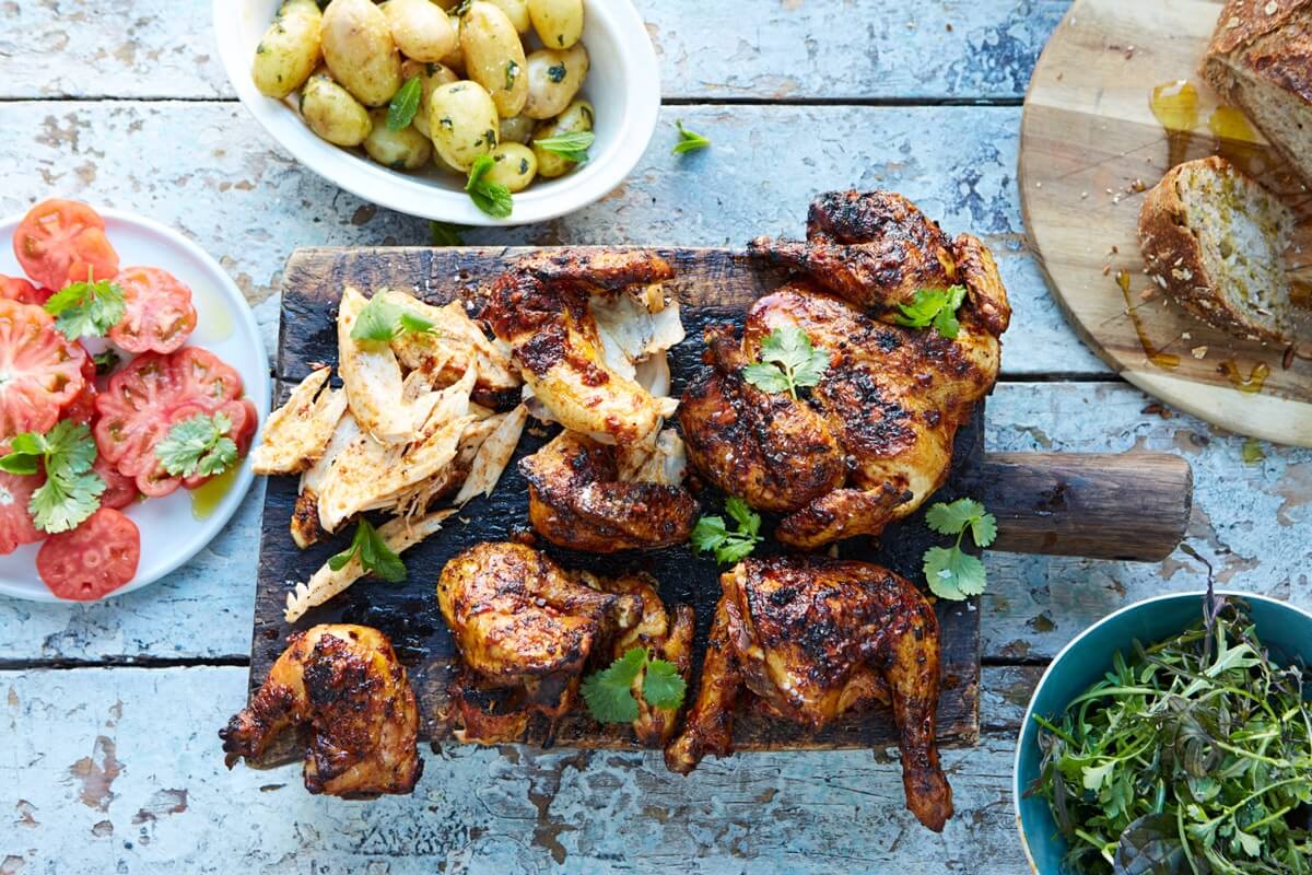 JAMIE OLIVER'S AWESOME BARBECUED CHICKEN