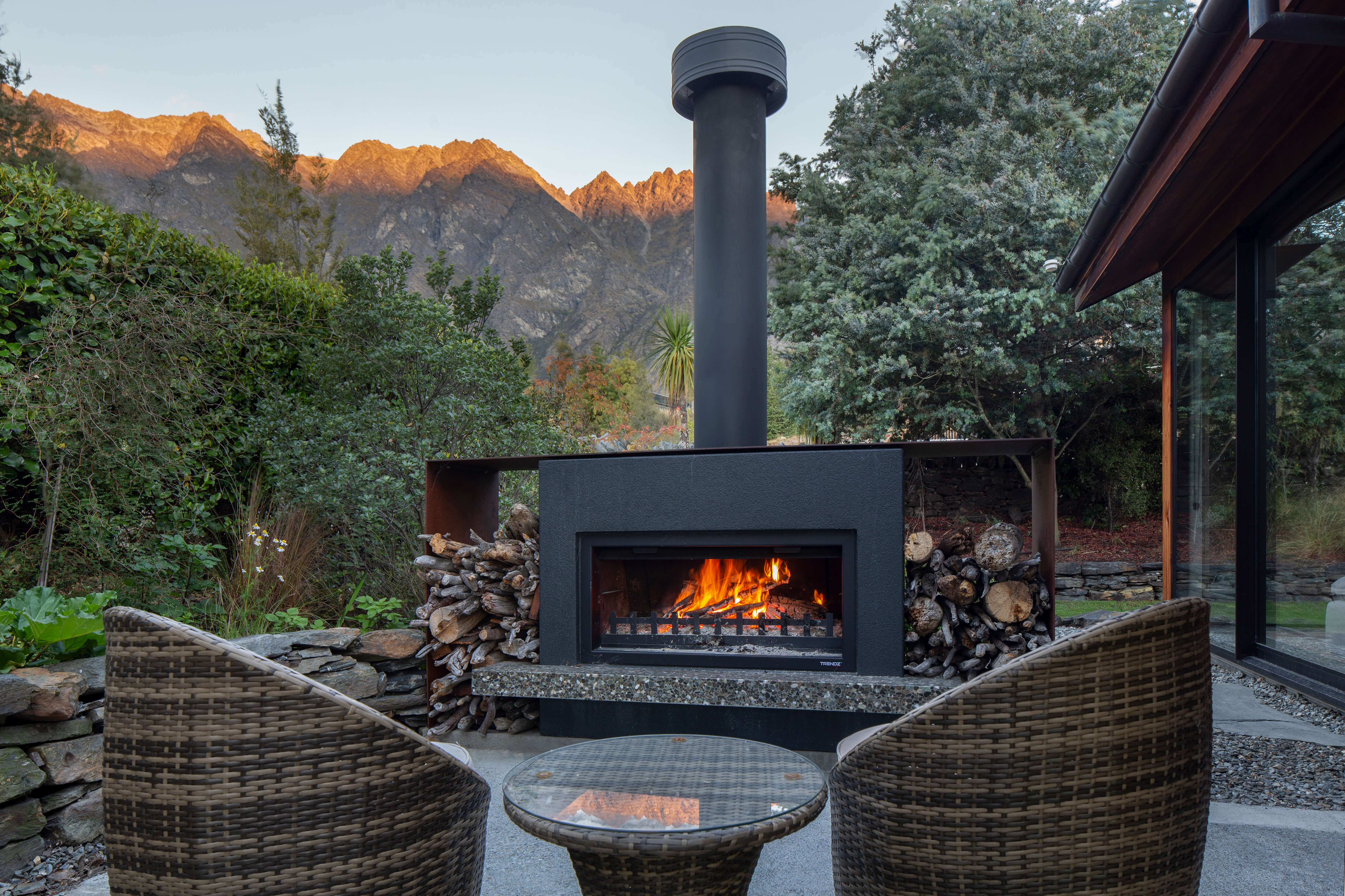 How to care for an outdoor fireplace
