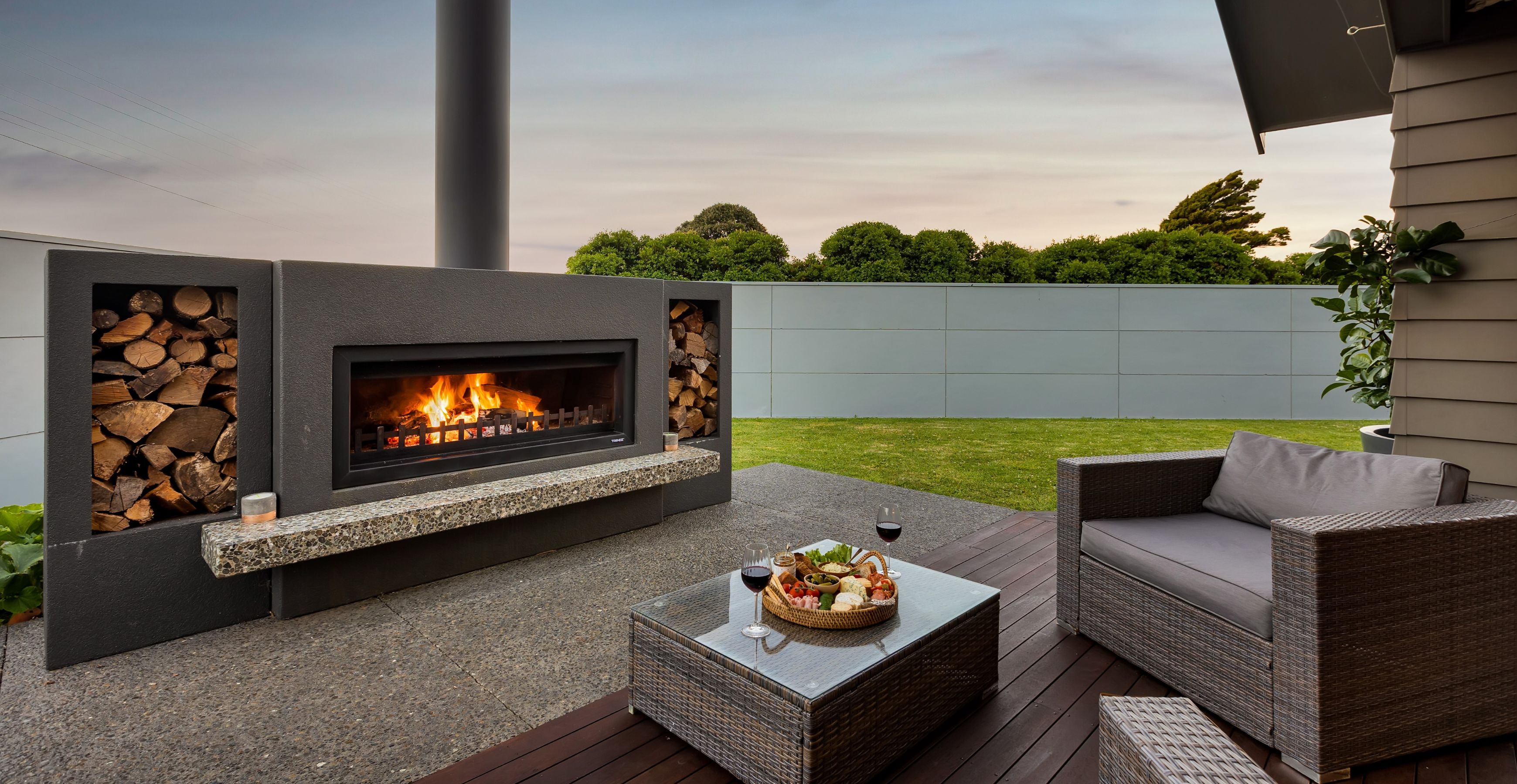 How much does an outdoor fireplace cost?