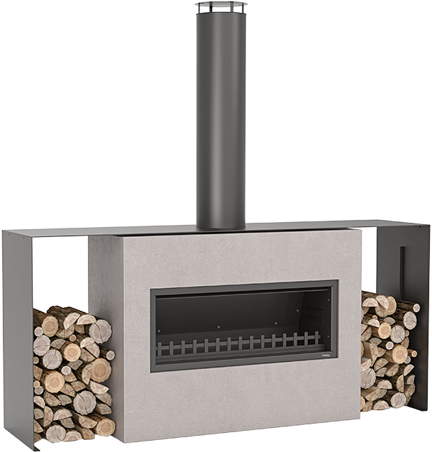 Burton Outdoor Fireplace Products Trendz Outdoors