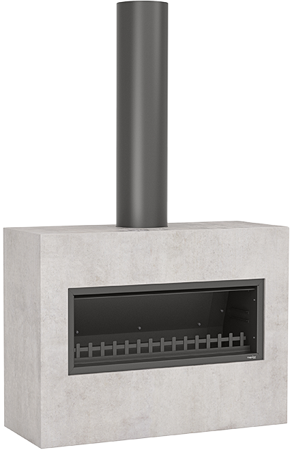 Burton outdoor fireplace