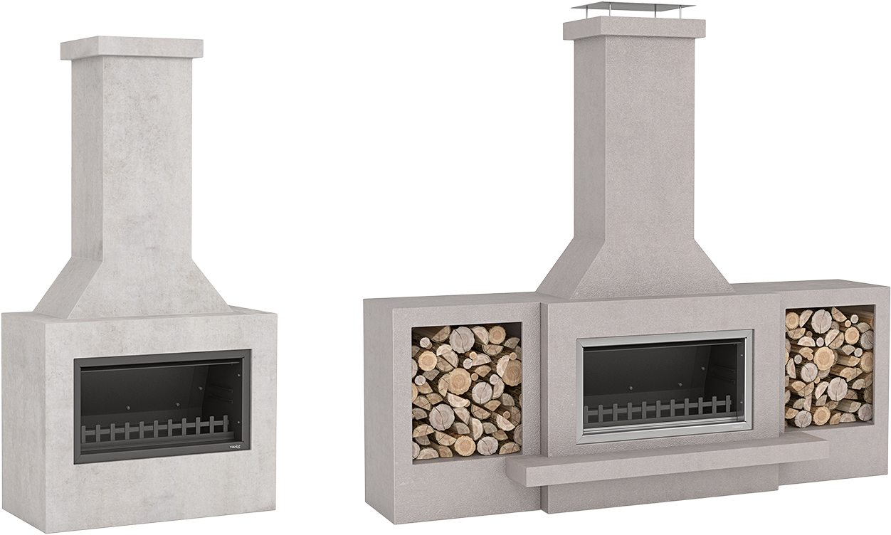 Trendz Outdoors fireplace in Douglas design