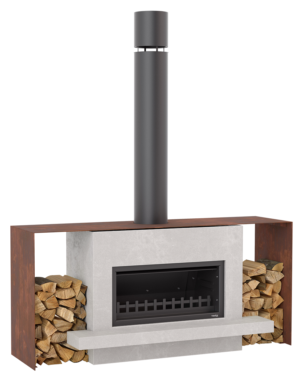 Handig Gek Terugroepen Mini Burton Outdoor Fireplace | Products | Trendz Outdoors