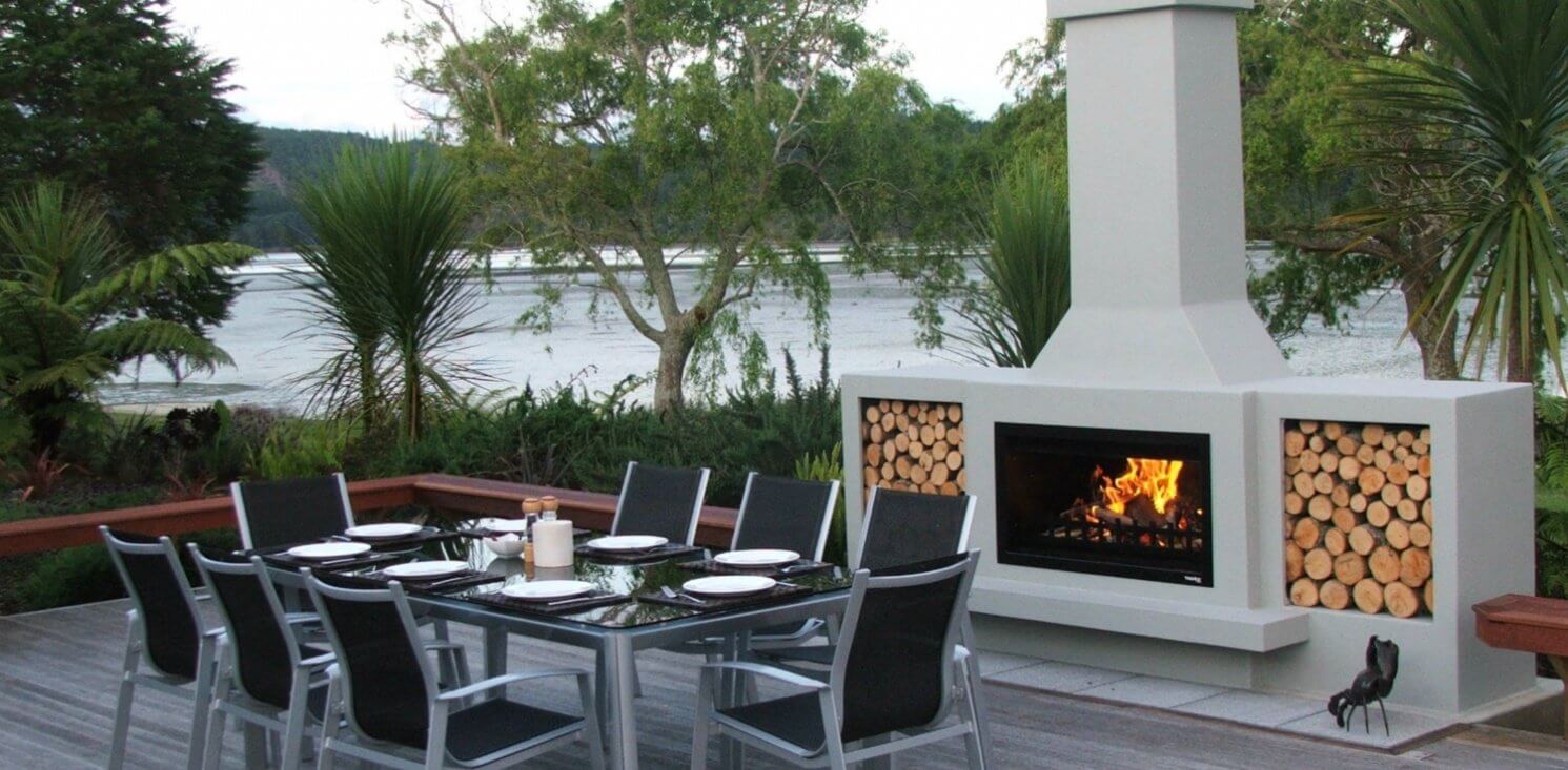 The Douglas Outdoor Fireplace By Trendz Outdoors Free Delivery