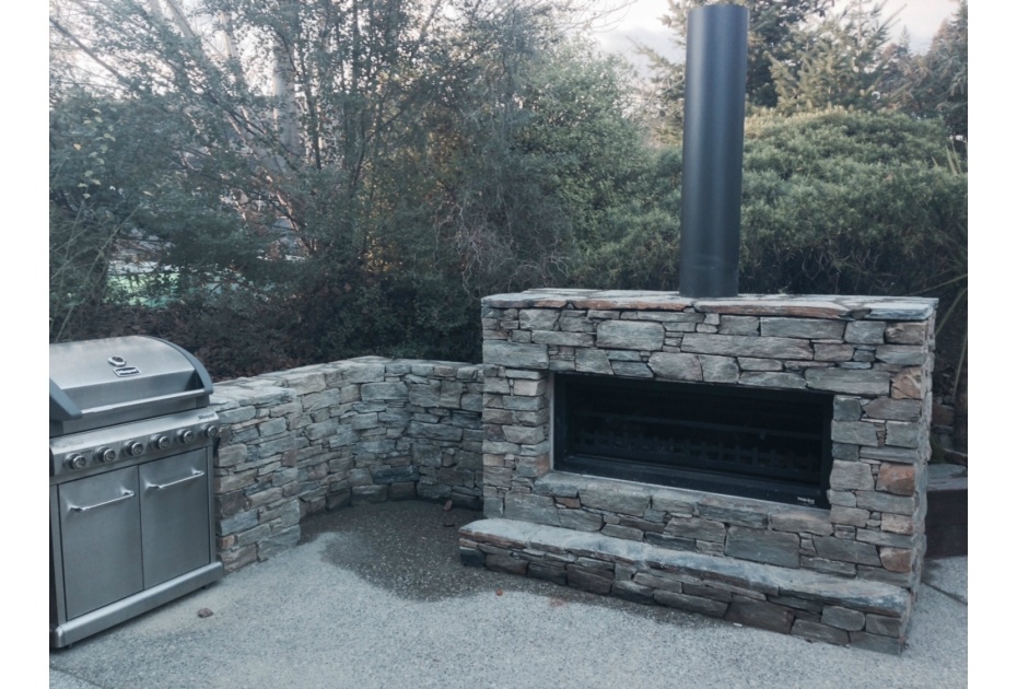 The Burton Outdoor Fireplace By Trendz Outdoors Free Delivery