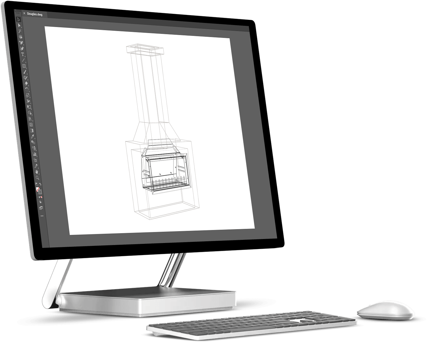 Download design files for our Douglas fireplace