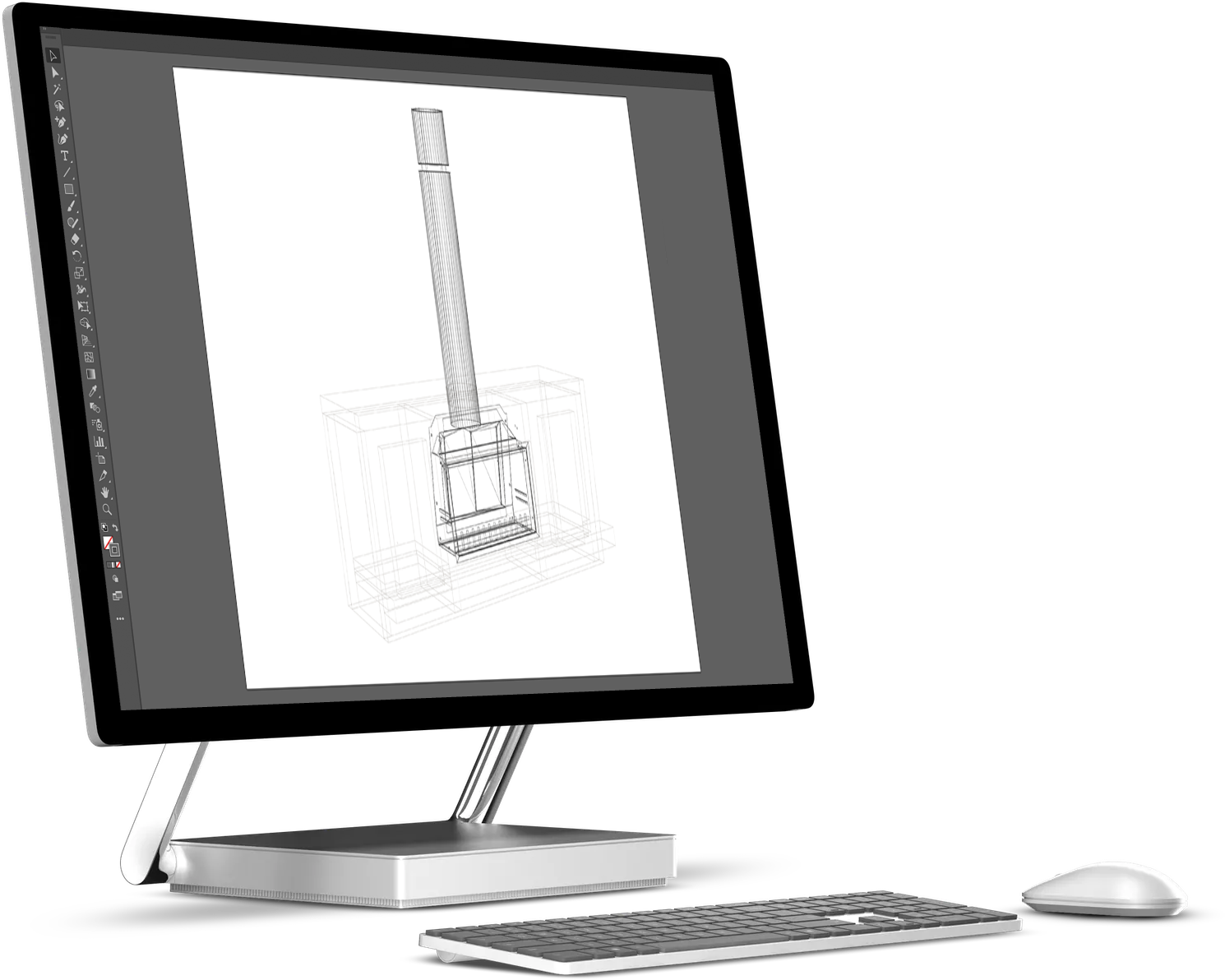 Download design files for our Single Peak fireplace Download design files for our Single Peak fireplace